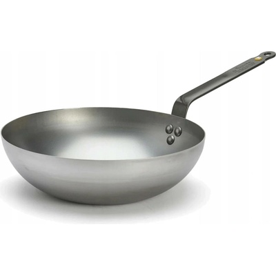 Pánev Wok de Buyer Mineral B 28 cm ocel 3 L indukce Francie