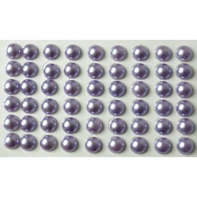 Samolepiace perličky 10 mm svetlofialové