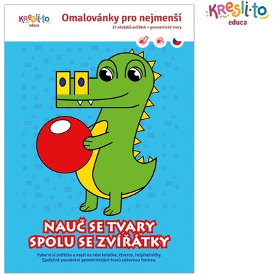 Nauč sa tvary Omaľovánky pre najmenších