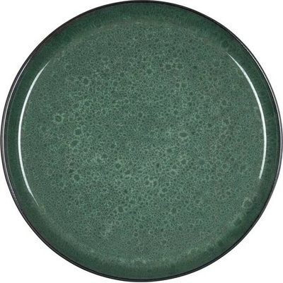 Bitz Zelený/čierny kameninový tanier 27 cm Gastro Green/Black