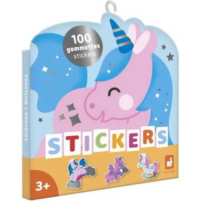Janod Stickers samolepky pre deti jednorožce 100 ks