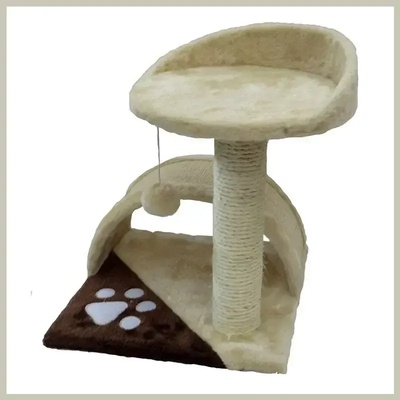 Катерушка/Драскало за коте с овал и стойка (10140)