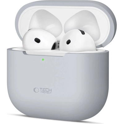Tech-Protect Силиконов калъф Tech-Protect за Apple AirPods 4 - сив (5906302370108)
