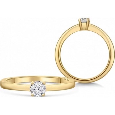 Sofia Diamonds zlatý zásnubný prsteň s diamantom BDRB00066YG