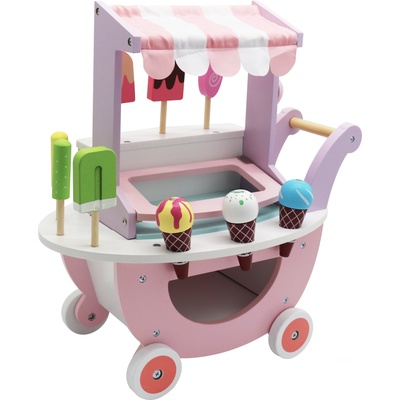 Moni Toys Дървена количка за сладолед w10a095 (111834)