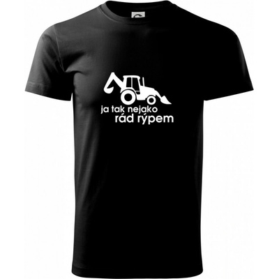 Heavy New Traktorbagr Ja tak nejako rád rýpem tričko pánske čierne
