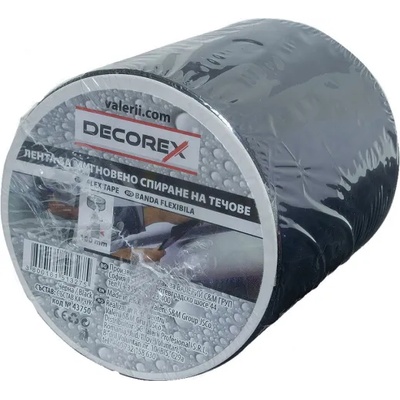 DECOREX Лента за спиране на течове черна 50мм х 2м decorex (43749)