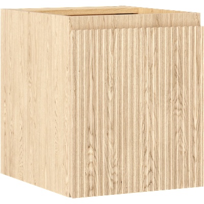 Mexen Rivel шкаф за баня 40 см, 1 врата, релефен, дъб - 91A21-04047-1-BF81 (91A21-04047-1-BF81)