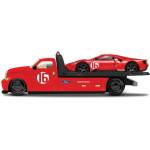 Maisto Flatbed - 2022 Ford GT Heritage Edition, червен, с номер 16, 1: 64 (15108-08081R1)