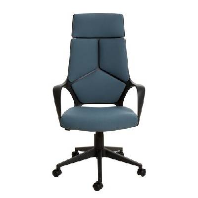 Директорски стол Force Black, дамаска, тъмна мента (CX0898H (M70-03))