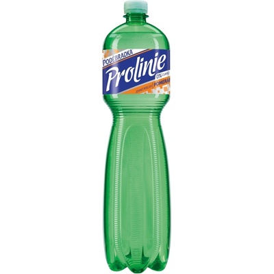Poděbradka ProLinie Jemně perlivá pomeranč 1,5 l