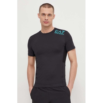 EA7 Emporio Armani Тениска EA7 Emporio Armani Training в черно с принт (8NPT12.PJ3UZ)