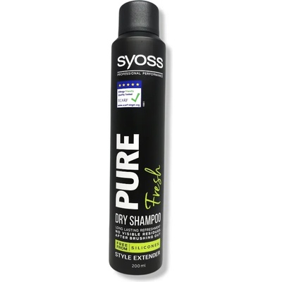 Syoss сух шампоан за коса, Pure fresh, 200мл