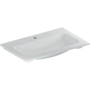 Geberit iCon - Умивалник за мебели 75x48x13 см, без преливник, с отвор за кранче, бял 501.844. 00.1 (501.844.00.1)