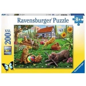 Ravensburger Puzzle XXL 200 Pets in the garden