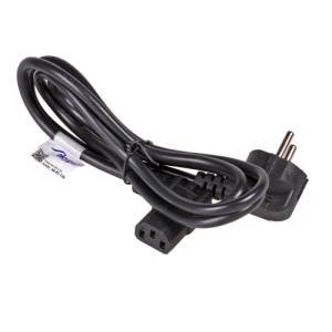 Akyga Захранващ кабел Akyga PC 3 m черен прав ъгъл AK-PC-12A (AK-PC-12A)