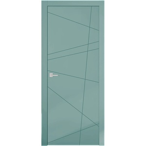 èkasa group Интериорна врата с каса EKASA INCONTRI STELLA 80x210х12 см, панти, магнитна брава, дърво, синя лагуна (INCISA/STELLA-LAGUNA)