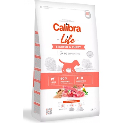 Calibra Dog Life Starter & Puppy Lamb 5 x 0,75 kg