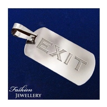 Klenotyn Stříbrný přívěsek Exit KPRS156