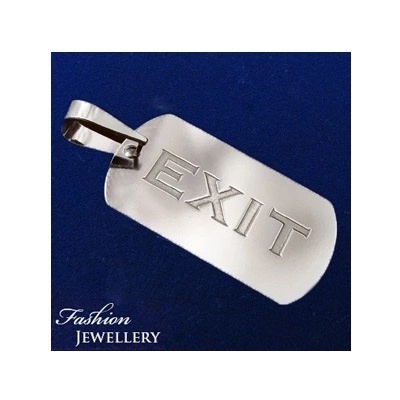 Klenotyn Stříbrný přívěsek Exit KPRS156