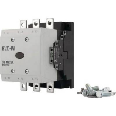 Eaton Контактор EATON DILM225A/22(RAC240), 139547 - 380 V 400 V 110 kW, 2 N/O, 2 NC, RAC 240: 190 - 240 V 50/60 Hz, AC работа, Винтова връзка (139547)