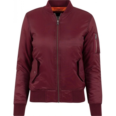 Urban Classics dámský bomber vínová