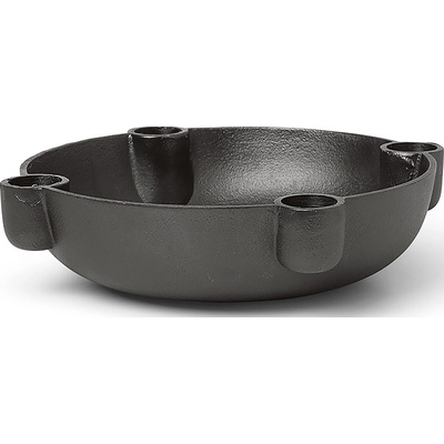 ferm LIVING Чинийка свещник Ferm Living черен алуминий 20 см (1104264336)