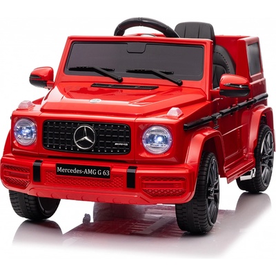 Mamido Dětské elektrické autíčko Mercedes Benz G63 cabrio EVA kola červená