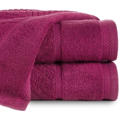 Eurofirany REINA LINE Bavlnené amarant odtieň uteráčik fuksia 30 x 50 cm