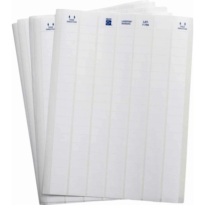 Brady LAT-7-799-10 / 029674, LaserTab Laser Printable Labels, 25.40 mm x 12.70 mm