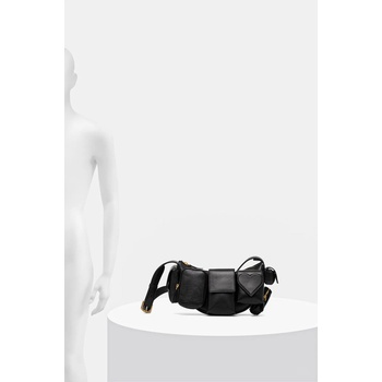 Fiorucci Кожена чанта Fiorucci Leather Super Pocket Bag (U01FPABA123LE04BK01)