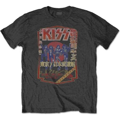 Kiss Destroyer Tour '78 Charcoal Grey M Риза (KISSTS13MC02)