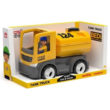 Efko IGRÁČEK MultiGO BUILD auto cisterna žlutá s řidičem