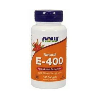 NOW Витамин Е-400 - Vitamin E-400 IU MT - 100 дражета - NOW FOODS, NF0892