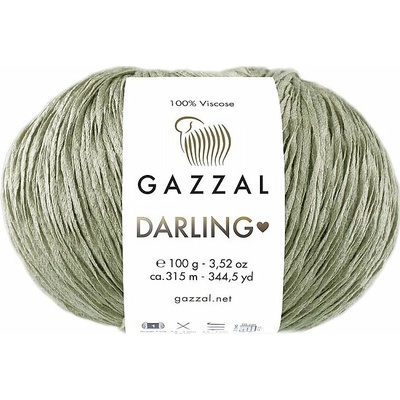 Gazzal Příze Darling 564 šalvějová zelená