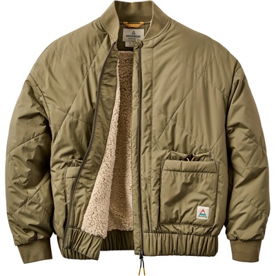 Passenger Дамско ежедневно яке Passenger Women's Lucia Sherpa Lined Bomber Jacket Casual jacket - Dusty Olive - размер XL (103-2862-0115)