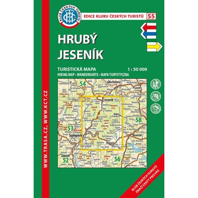 KČT 55 Hrubý Jeseník 1:50 000