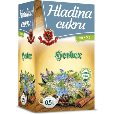 Herbex Hladina cukru 20 x 3 g