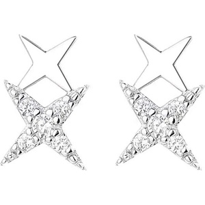 Silenti Jewelry Сребърни обеци "Галактика