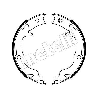 Sada brzd. čeľustí parkov. brzdy METELLI 53-0362