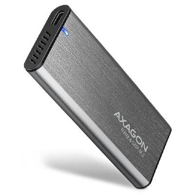 AXAGON box na M.2 NVMe SSD / EEM2-SG2 / USB-C / USB 3.2 Gen2 / kabel 20cm USB-C na USB-A EEM2-SG2