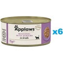 Konzervy pre mačky Applaws Cat Makrela so sardinkami 6x 70 g