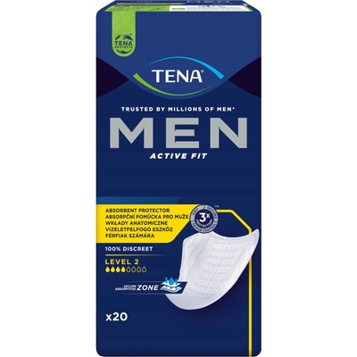 TENA Men Level 2 Active Fit na inkontinenciu 20 ks