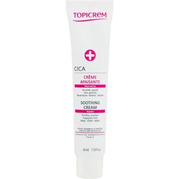 Topicrem CICA Soothing Cream подмладяващ крем за тяло 40 ml унисекс