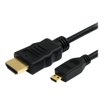 Image 1 of StarTech StarTech. com HDADMM1M HDMI кабел 1 м HDMI тип A (стандартен) HDMI тип D (микро) Черен (HDADMM1M)