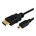 StarTech StarTech. com HDADMM1M HDMI кабел 1 м HDMI тип A (стандартен) HDMI тип D (микро) Черен (HDADMM1M)