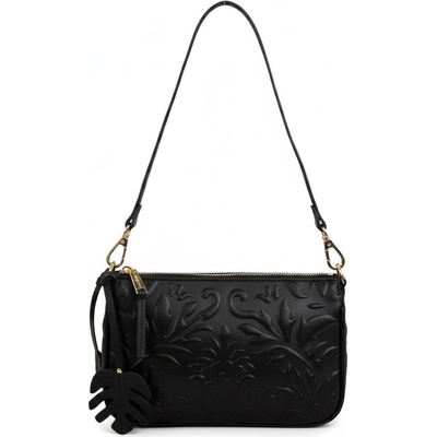 Gianni Conti kožená dámská crossbody černá 9964365 black