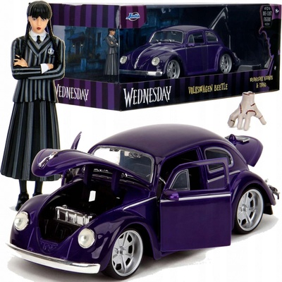 Jada Wednesday auto 1972 VW Beetle a figurka Wednesday 1:24 – Hledejceny.cz