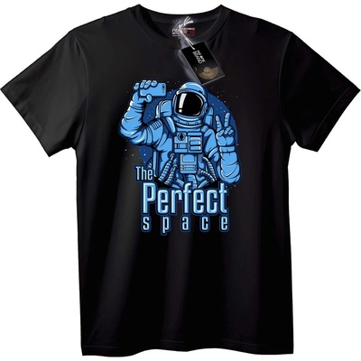 NOONEBRAND Тениска с астронавт: The Perfect Space - 5XL, White
