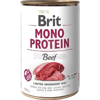 Brit Mono Protein Beef 24x400 g